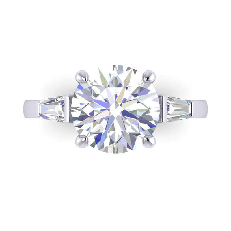 Engagement - 3 Stone Baguette