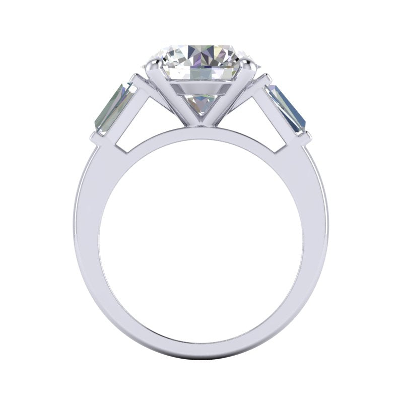 Engagement - 3 Stone Baguette