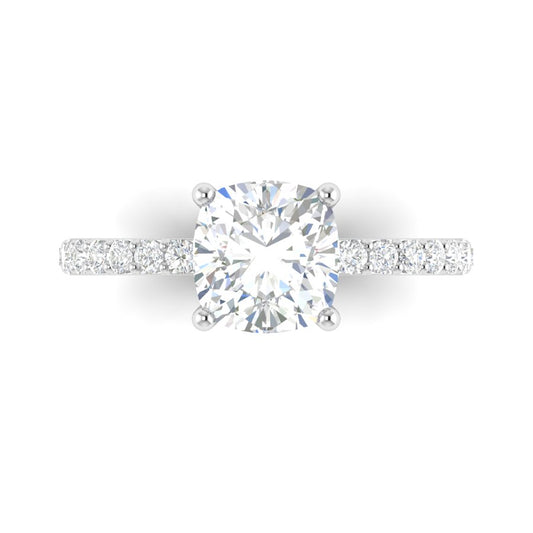 Engagement - Classic Pave Cushion