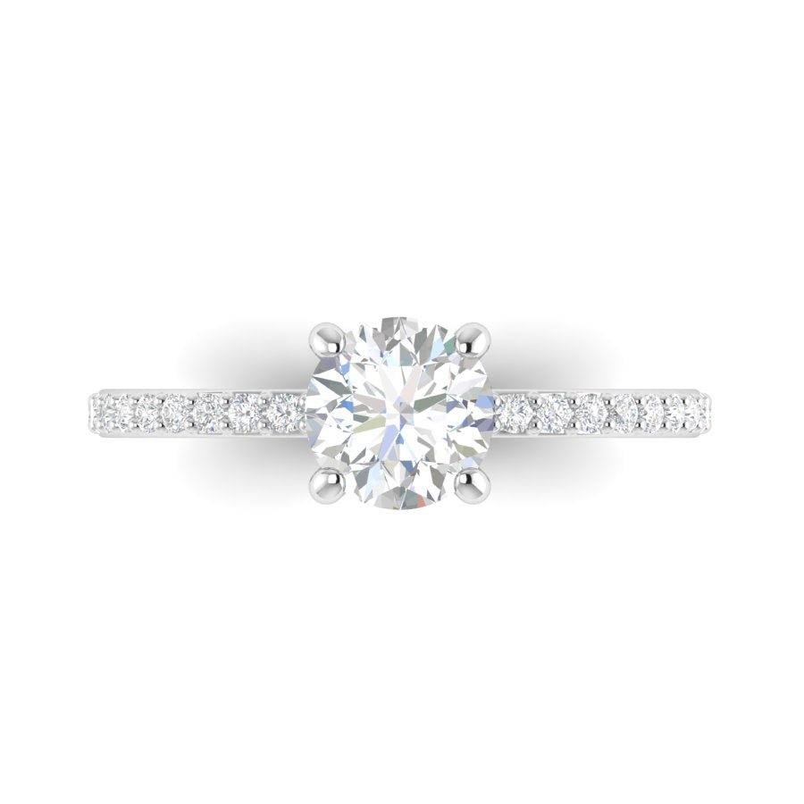 Engagement- Classic Pave Petite