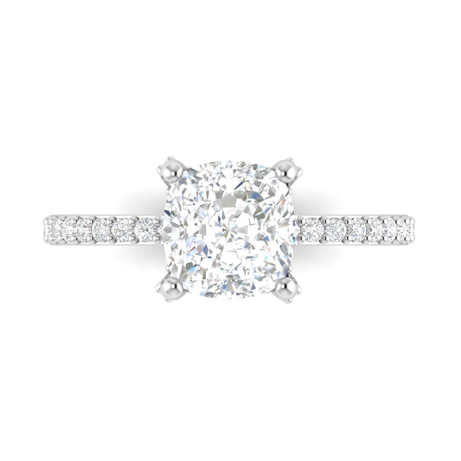 Engagement - Pave Undergallery Prongs