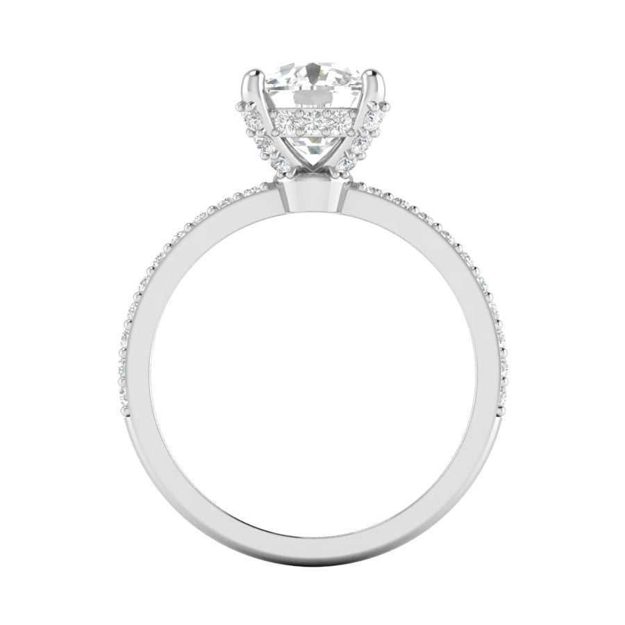 Engagement - Pave Undergallery Prongs