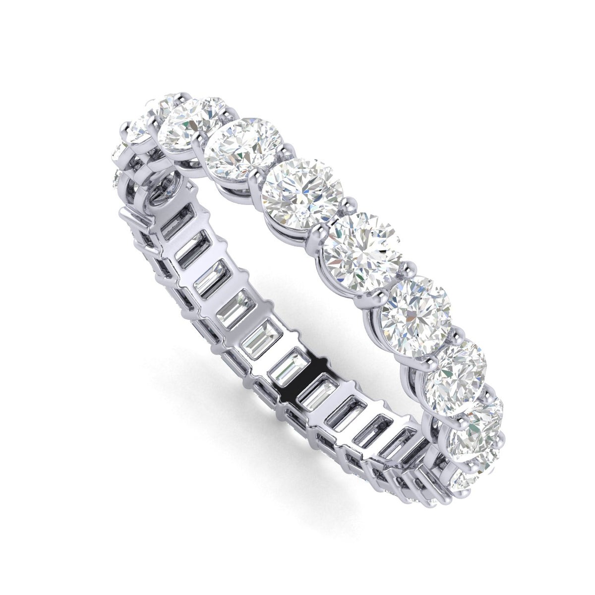 Eternity Ring - Emerald Cut/Round 